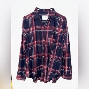 abercrombie & fitch flannel shirt